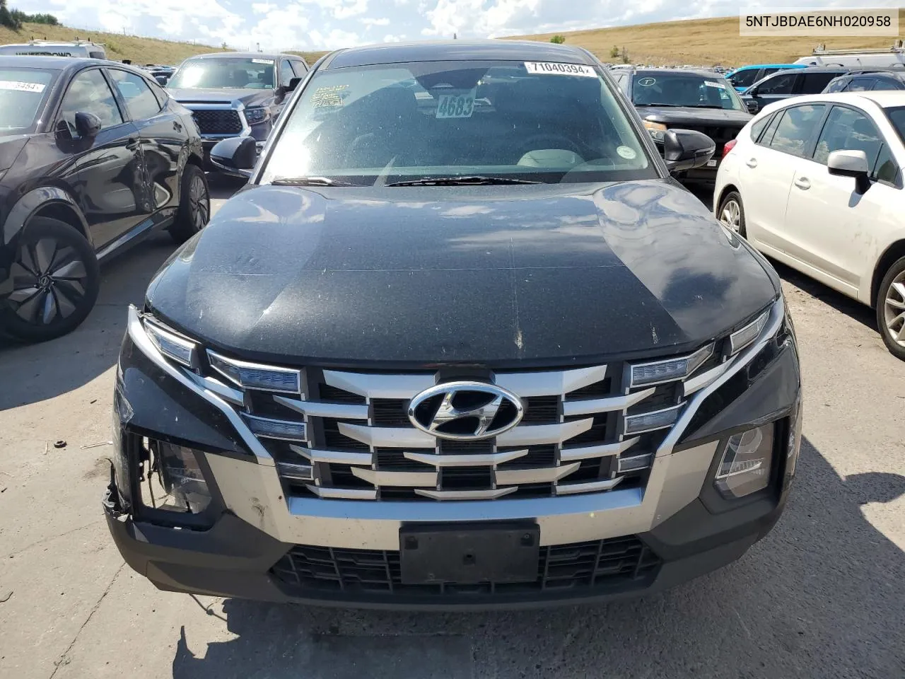 5NTJBDAE6NH020958 2022 Hyundai Santa Cruz Sel