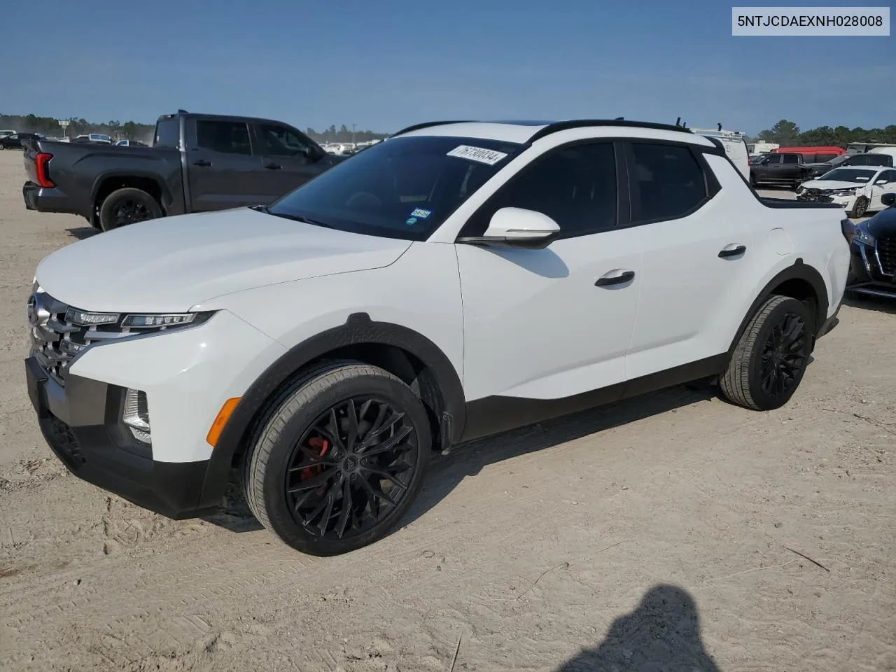 2022 Hyundai Santa Cruz Sel VIN: 5NTJCDAEXNH028008 Lot: 76730034