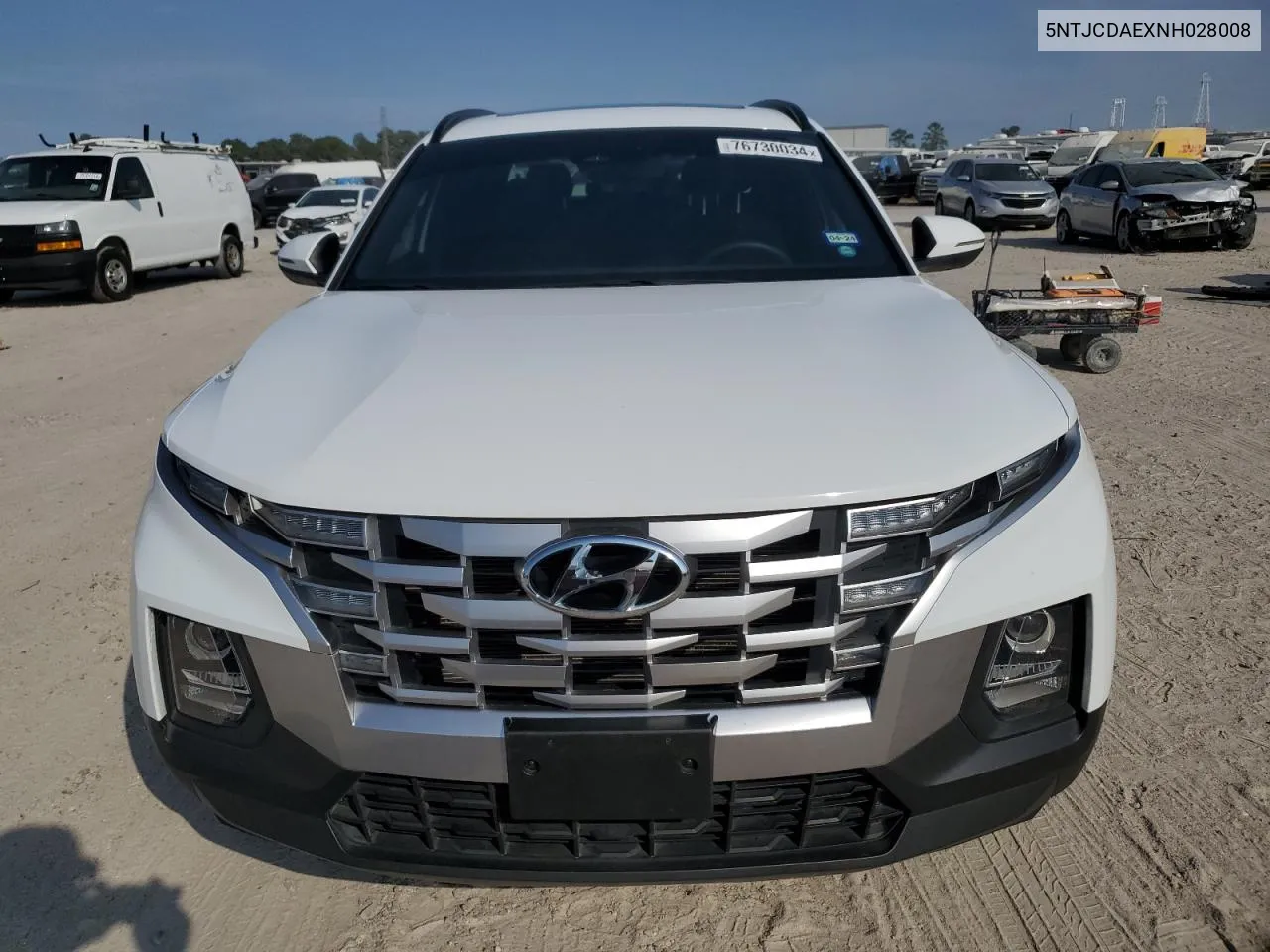 2022 Hyundai Santa Cruz Sel VIN: 5NTJCDAEXNH028008 Lot: 76730034