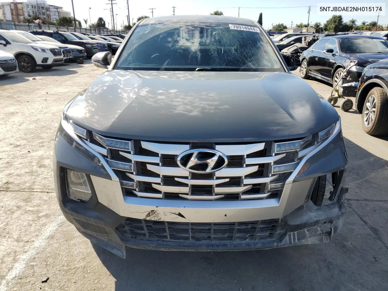 2022 Hyundai Santa Cruz Sel VIN: 5NTJBDAE2NH015174 Lot: 78914944