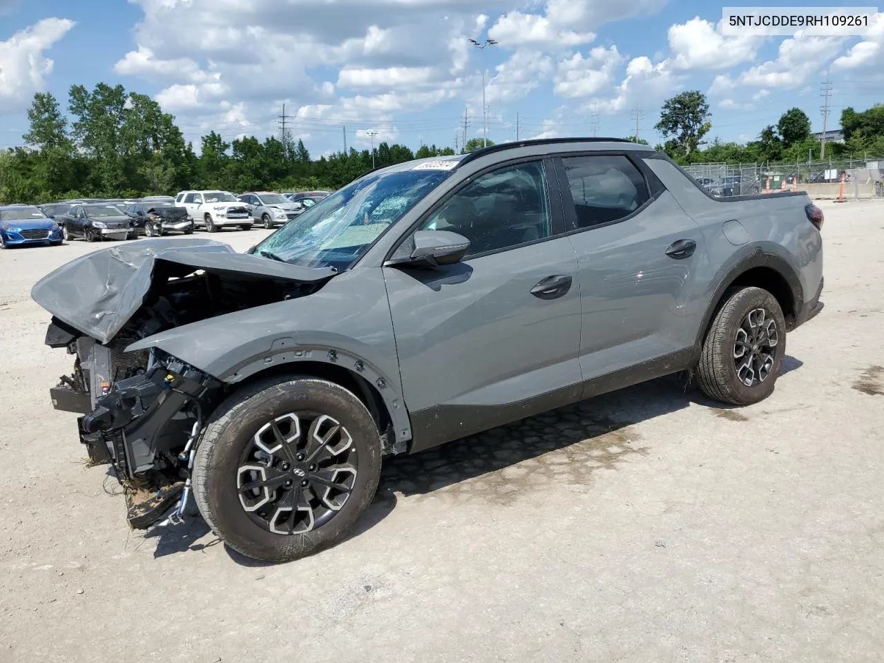 2024 Hyundai Santa Cruz Sel VIN: 5NTJCDDE9RH109261 Lot: 59022974