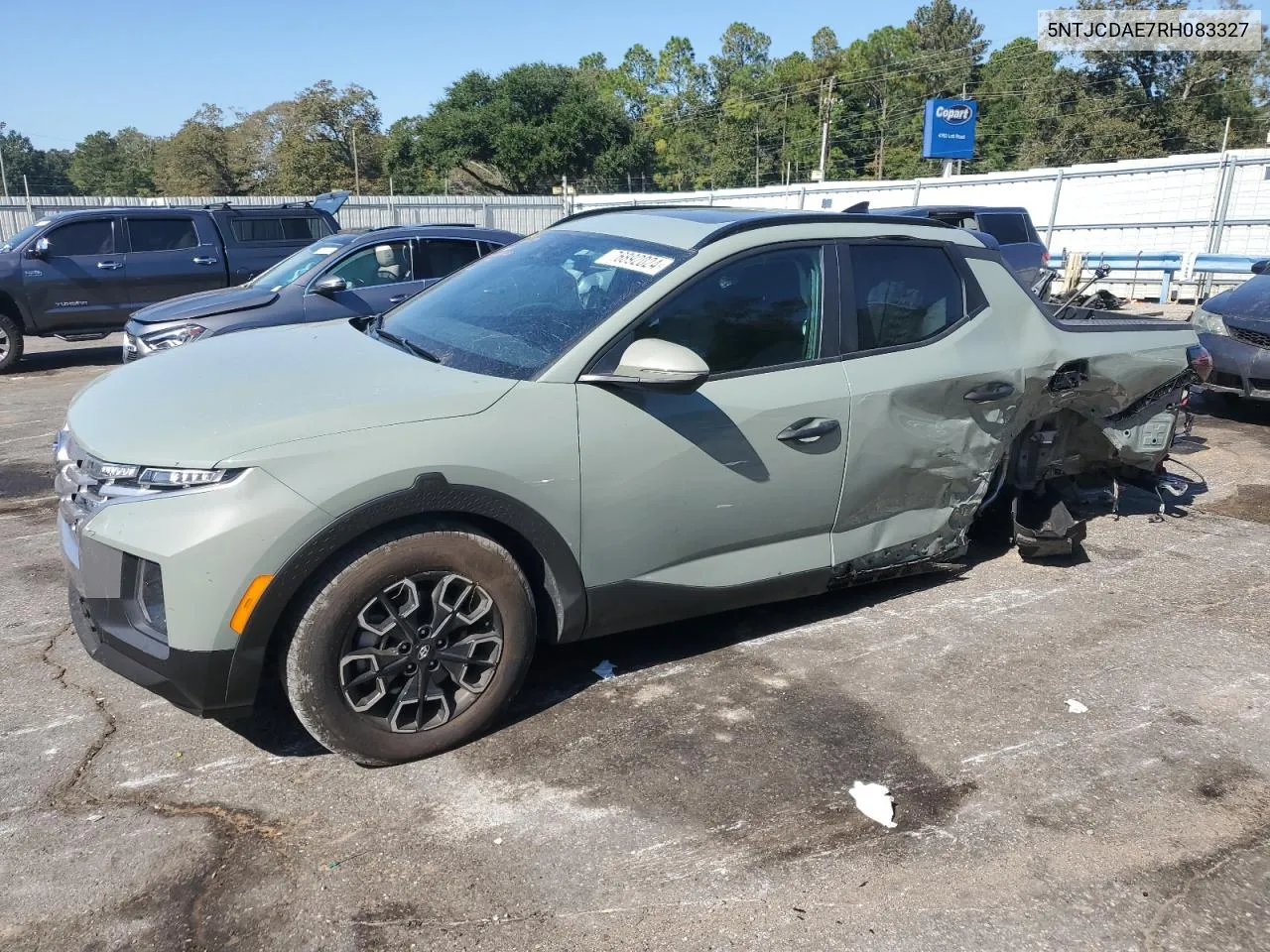 2024 Hyundai Santa Cruz Sel VIN: 5NTJCDAE7RH083327 Lot: 76892024