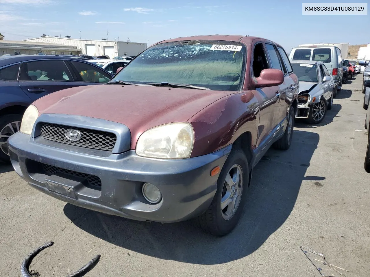 KM8SC83D41U080129 2001 Hyundai Santa Fe Gls