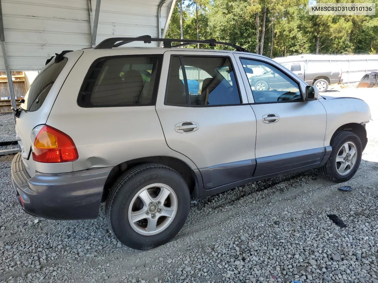 KM8SC83D31U010136 2001 Hyundai Santa Fe Gls