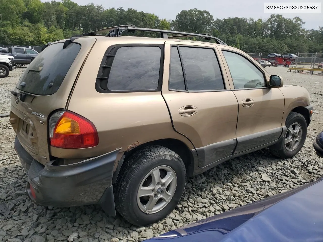 KM8SC73D32U206587 2002 Hyundai Santa Fe Gls