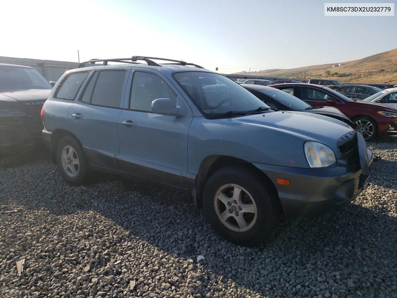 2002 Hyundai Santa Fe Gls VIN: KM8SC73DX2U232779 Lot: 69840944