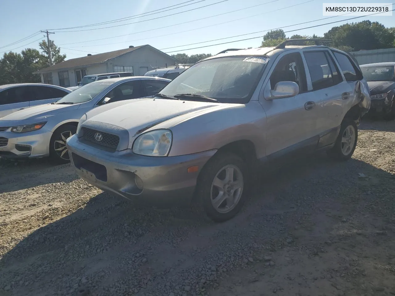 KM8SC13D72U229318 2002 Hyundai Santa Fe Gls