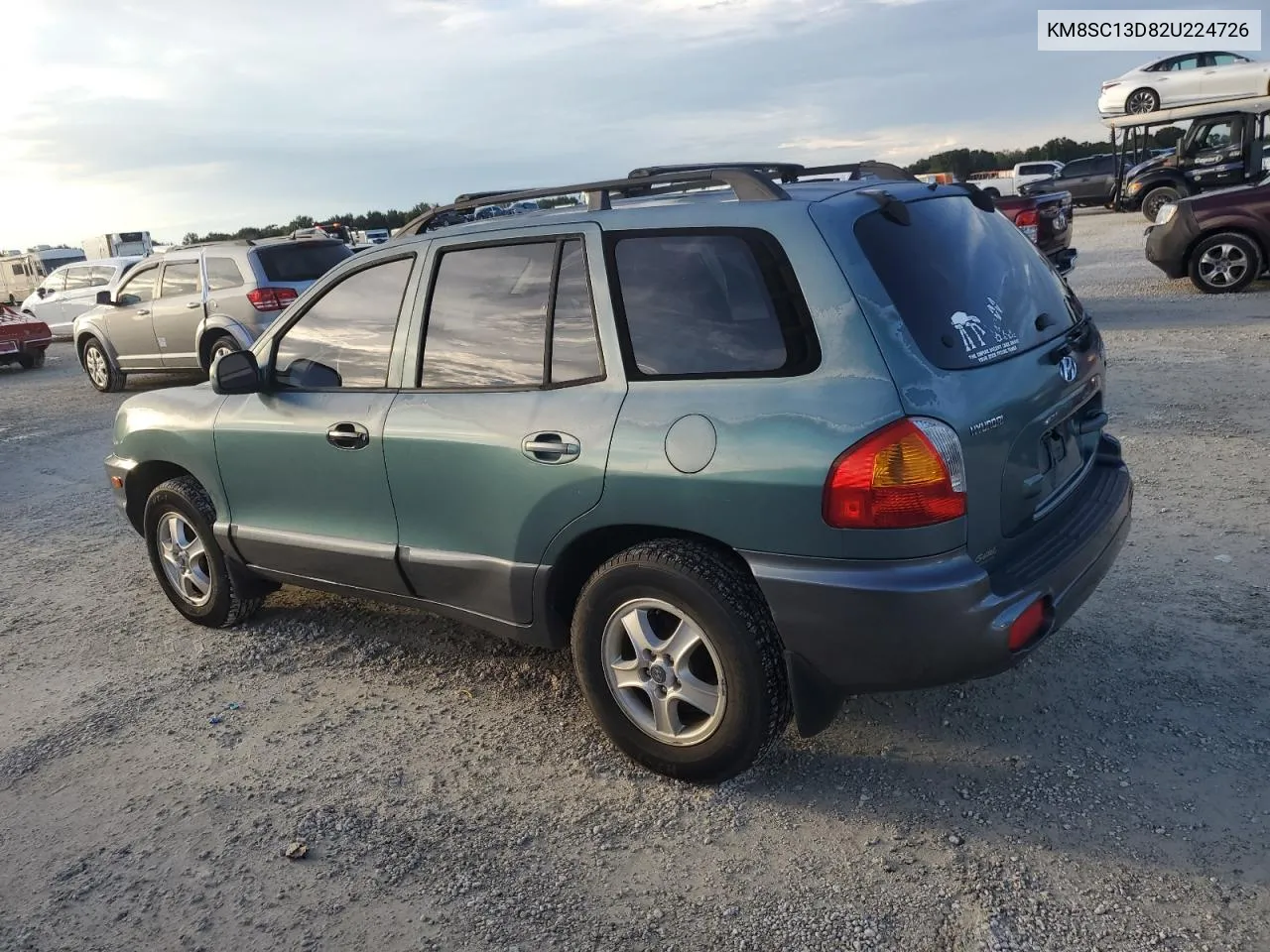 2002 Hyundai Santa Fe Gls VIN: KM8SC13D82U224726 Lot: 74333924