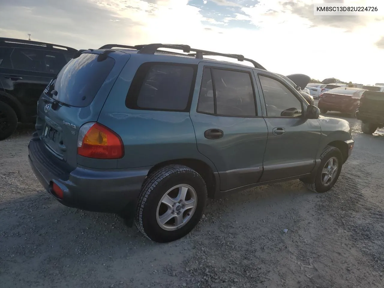 2002 Hyundai Santa Fe Gls VIN: KM8SC13D82U224726 Lot: 74333924