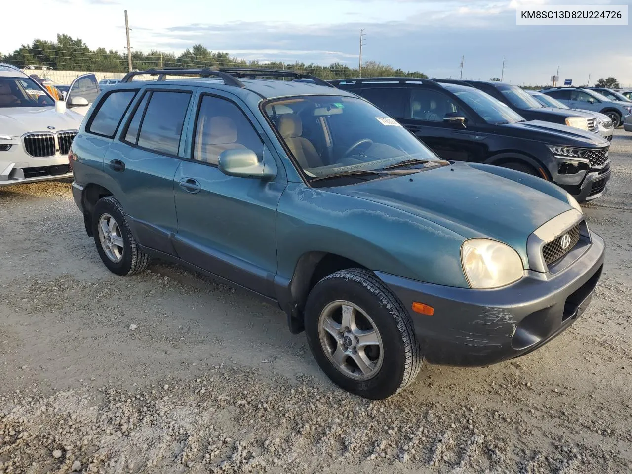 2002 Hyundai Santa Fe Gls VIN: KM8SC13D82U224726 Lot: 74333924