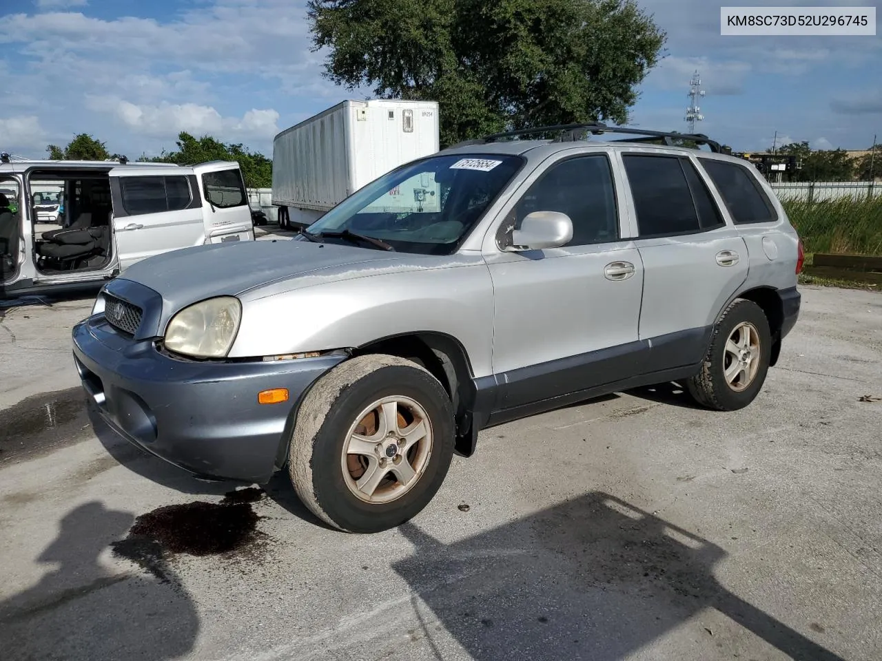 KM8SC73D52U296745 2002 Hyundai Santa Fe Gls