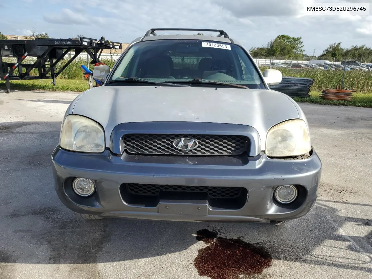 2002 Hyundai Santa Fe Gls VIN: KM8SC73D52U296745 Lot: 75125654