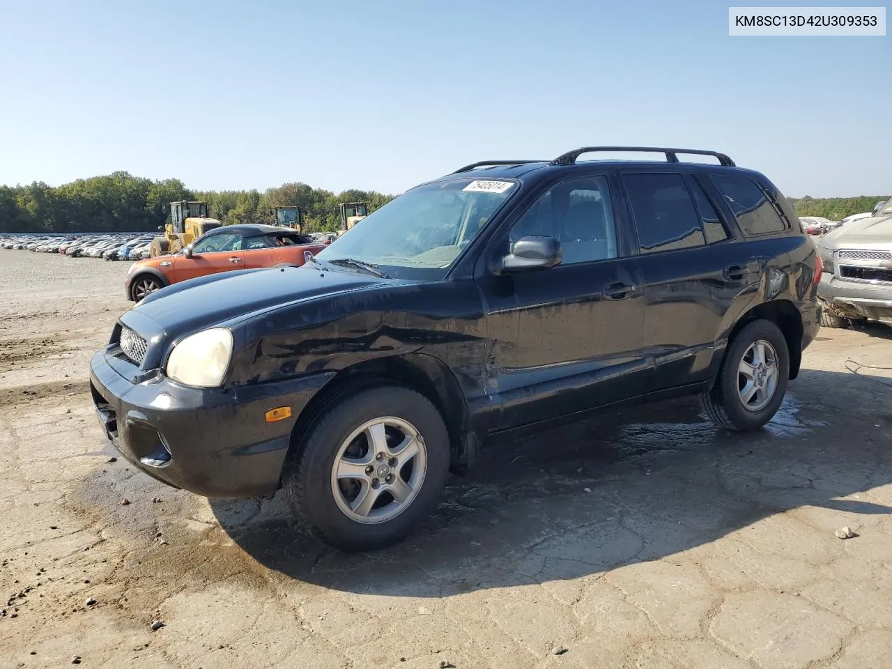 2002 Hyundai Santa Fe Gls VIN: KM8SC13D42U309353 Lot: 75405014