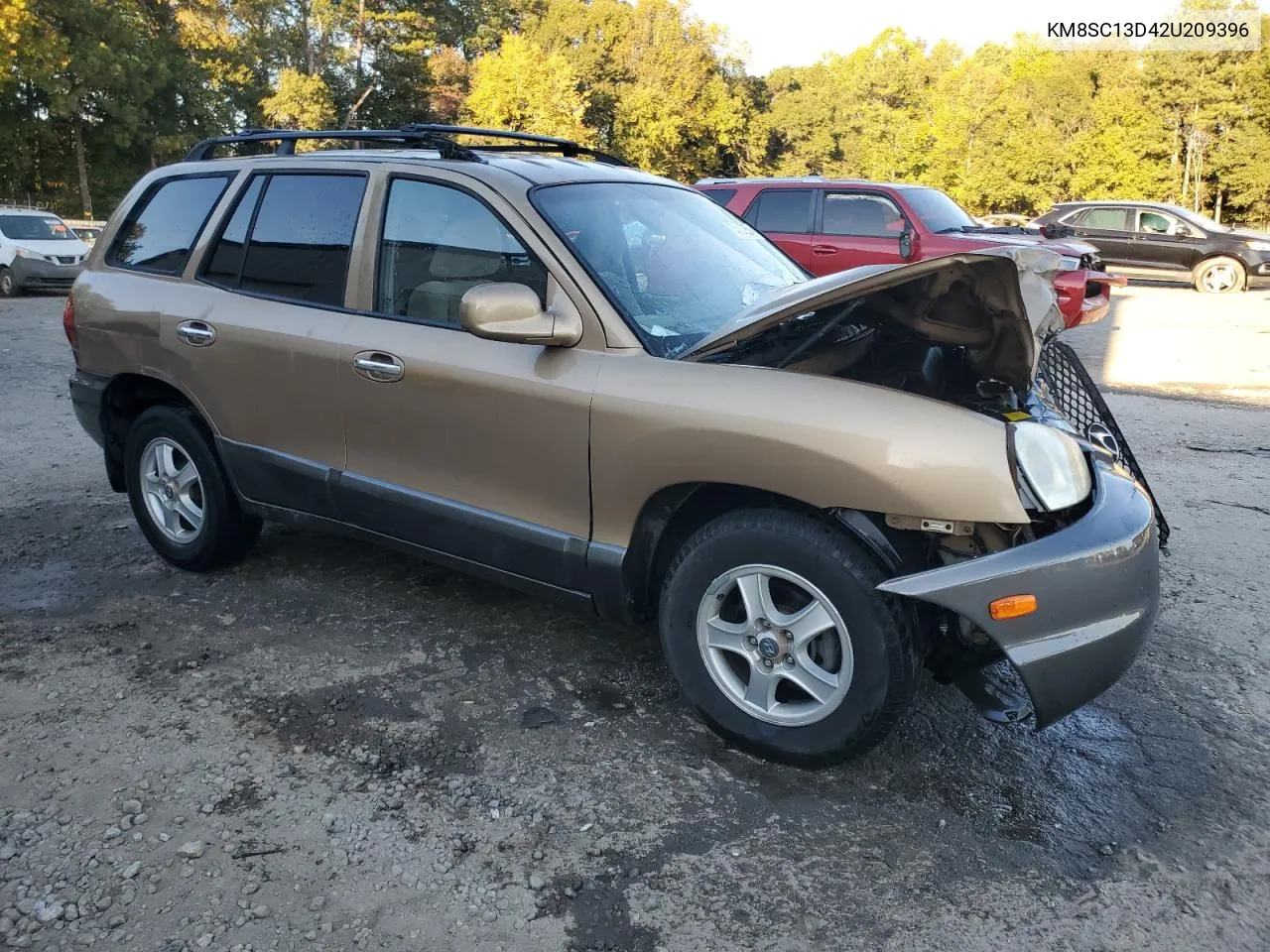 2002 Hyundai Santa Fe Gls VIN: KM8SC13D42U209396 Lot: 75453254