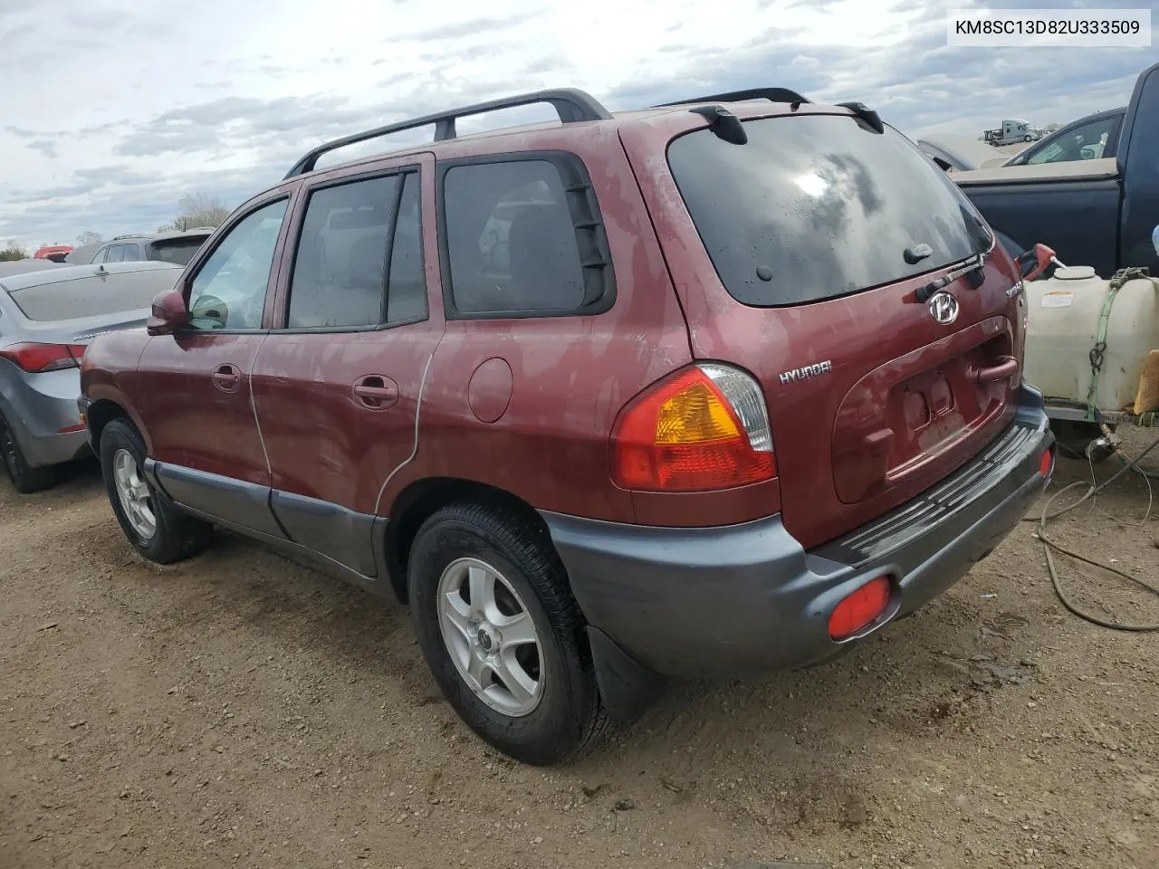 2002 Hyundai Santa Fe Gls VIN: KM8SC13D82U333509 Lot: 75762004