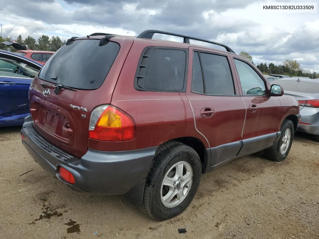 2002 Hyundai Santa Fe Gls VIN: KM8SC13D82U333509 Lot: 75762004