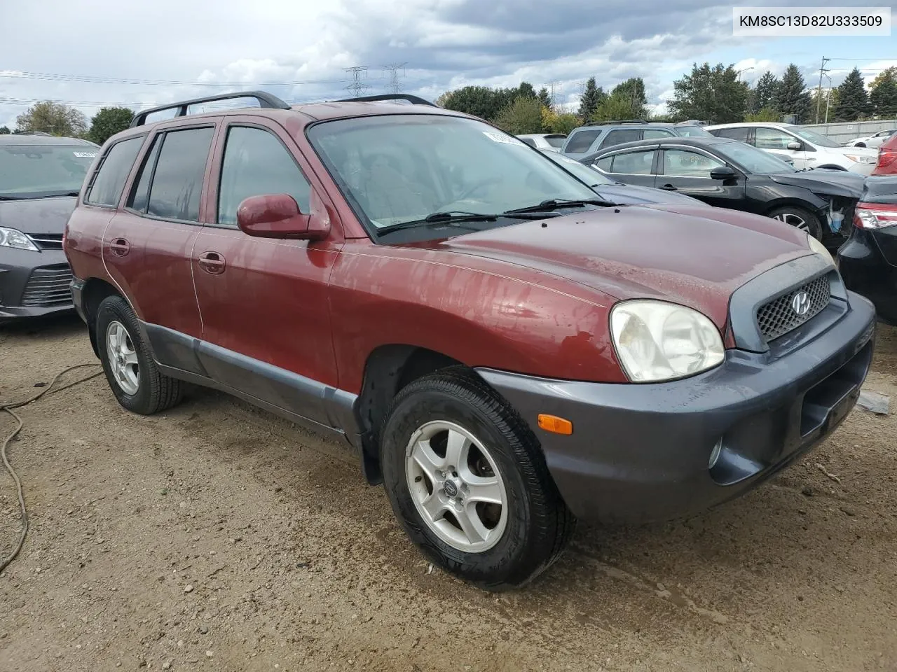 2002 Hyundai Santa Fe Gls VIN: KM8SC13D82U333509 Lot: 75762004