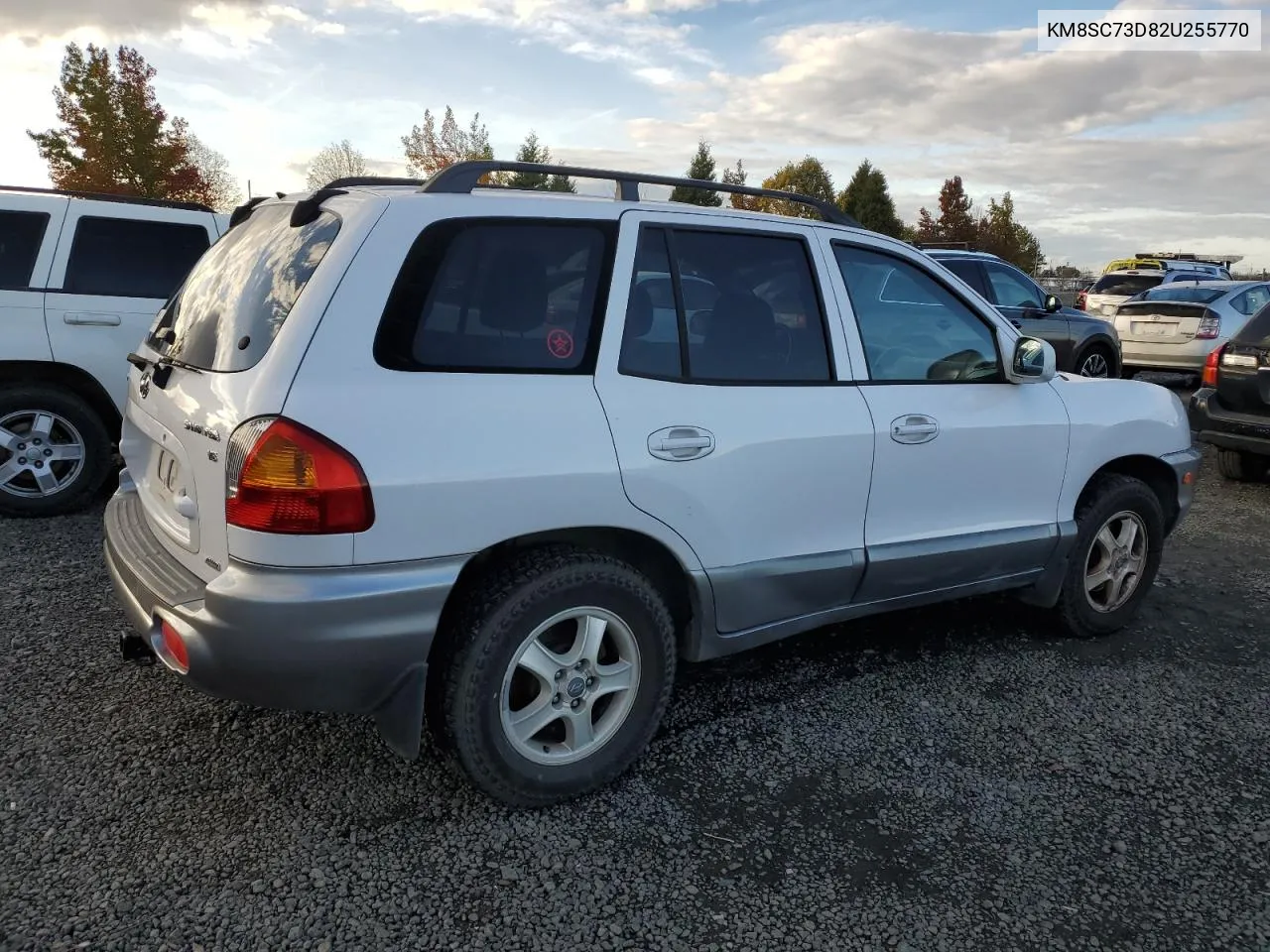 2002 Hyundai Santa Fe Gls VIN: KM8SC73D82U255770 Lot: 78057954