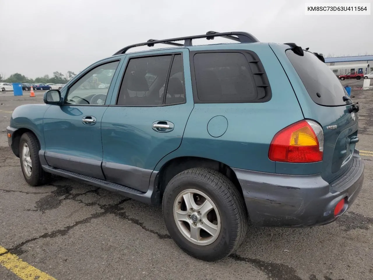 2003 Hyundai Santa Fe Gls VIN: KM8SC73D63U411564 Lot: 61981754