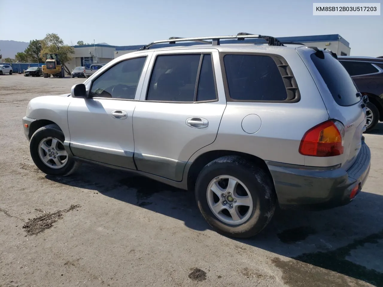 2003 Hyundai Santa Fe Gl VIN: KM8SB12B03U517203 Lot: 63284064