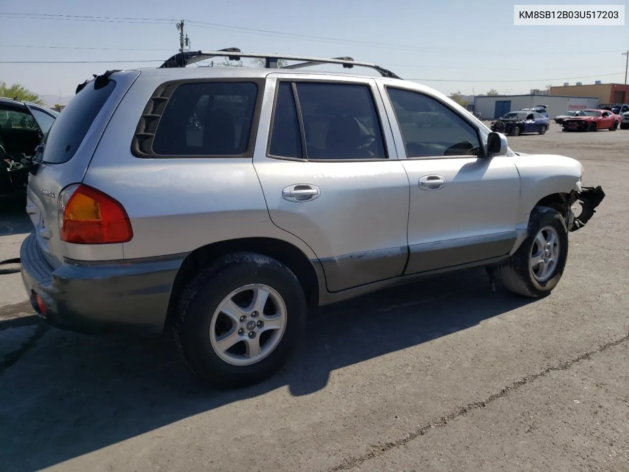 2003 Hyundai Santa Fe Gl VIN: KM8SB12B03U517203 Lot: 63284064