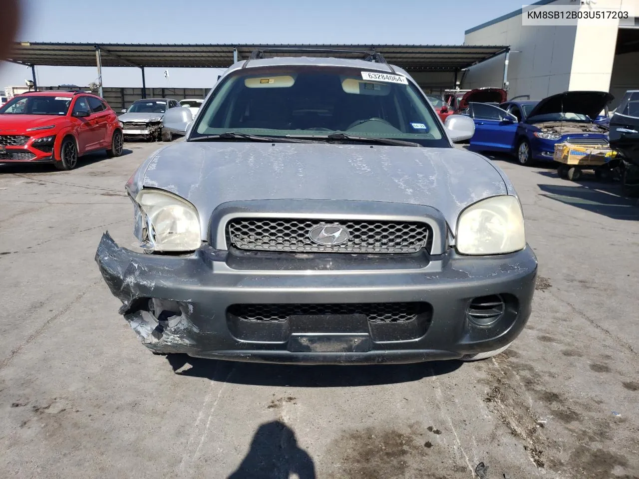 2003 Hyundai Santa Fe Gl VIN: KM8SB12B03U517203 Lot: 63284064