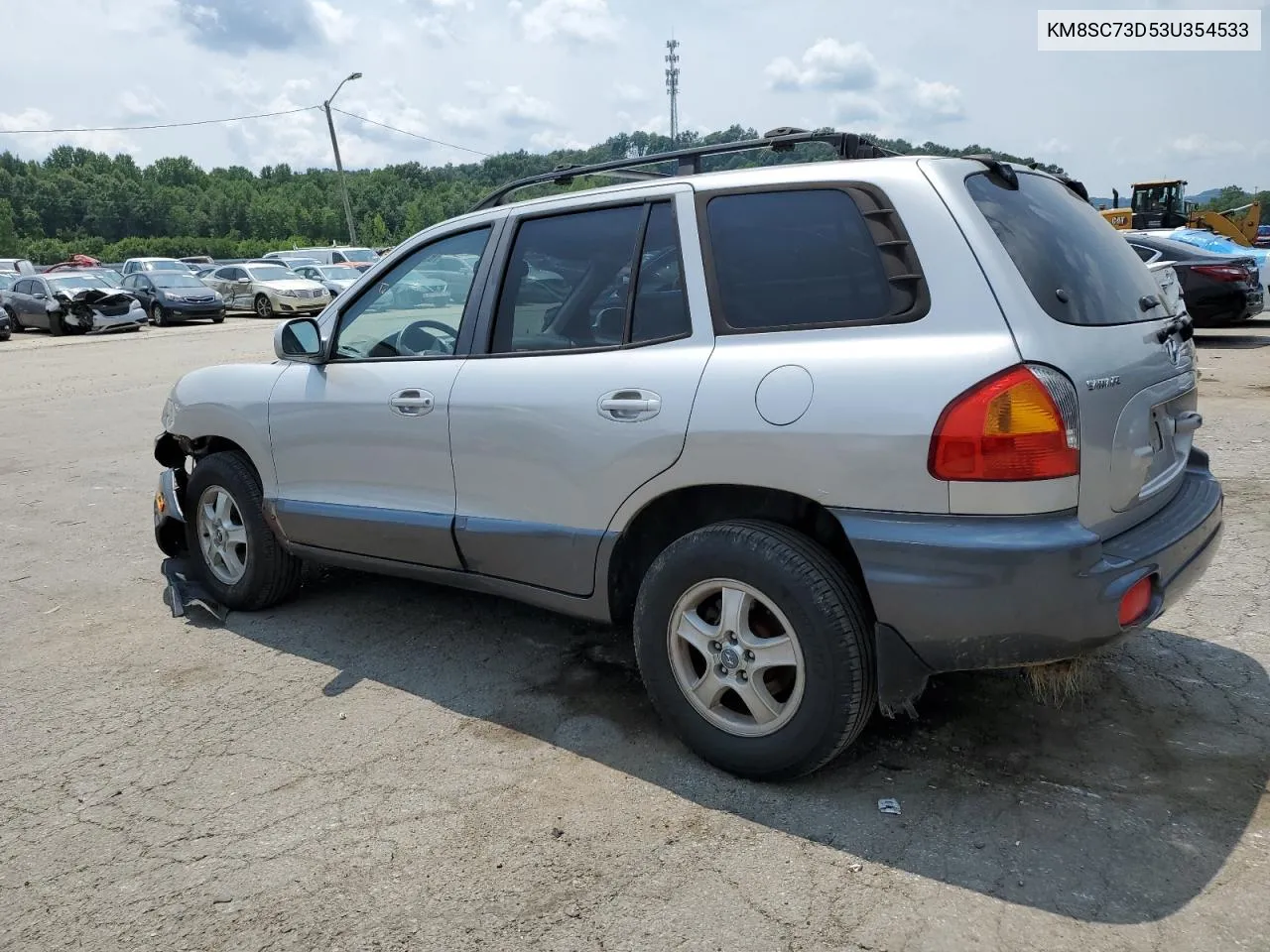 KM8SC73D53U354533 2003 Hyundai Santa Fe Gls