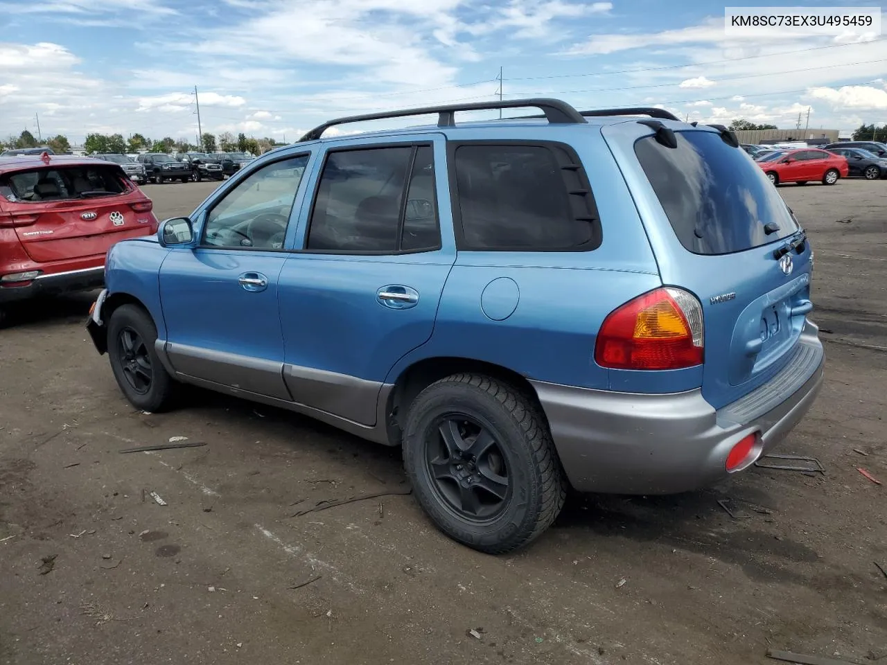 2003 Hyundai Santa Fe Gls VIN: KM8SC73EX3U495459 Lot: 68566604