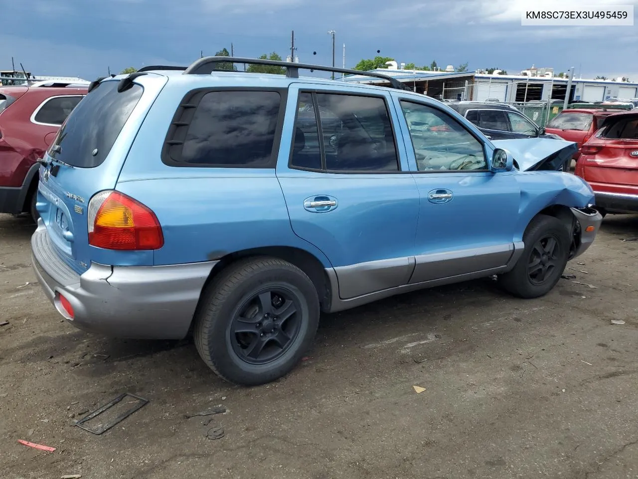 2003 Hyundai Santa Fe Gls VIN: KM8SC73EX3U495459 Lot: 68566604