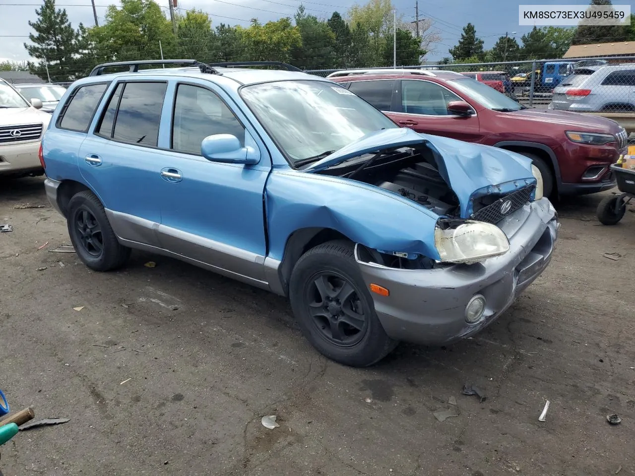 2003 Hyundai Santa Fe Gls VIN: KM8SC73EX3U495459 Lot: 68566604