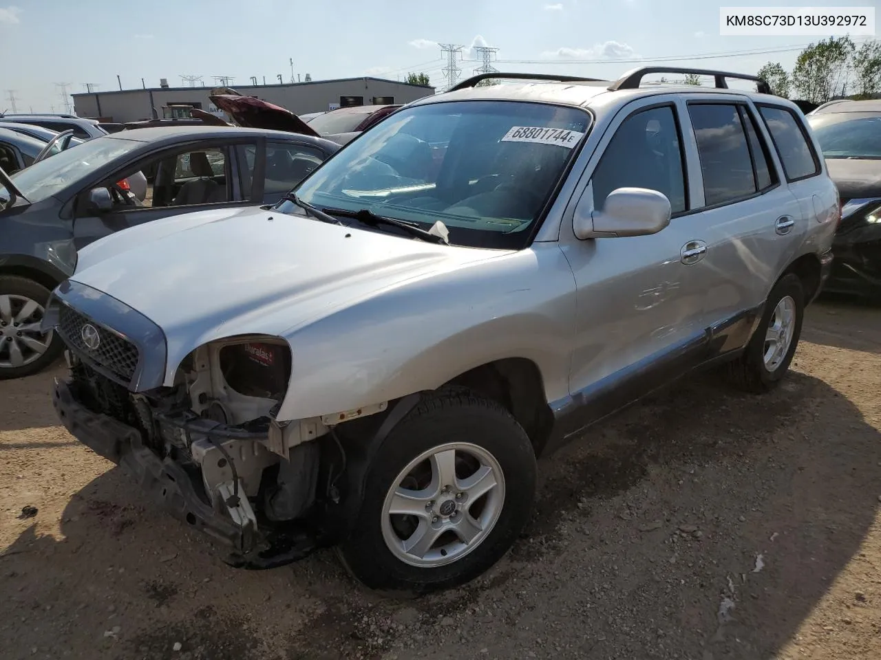 2003 Hyundai Santa Fe Gls VIN: KM8SC73D13U392972 Lot: 68801744