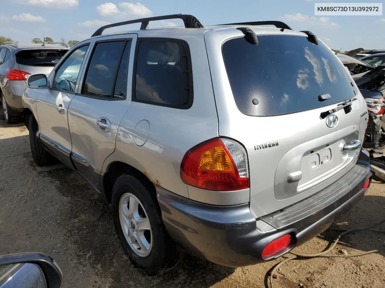 KM8SC73D13U392972 2003 Hyundai Santa Fe Gls