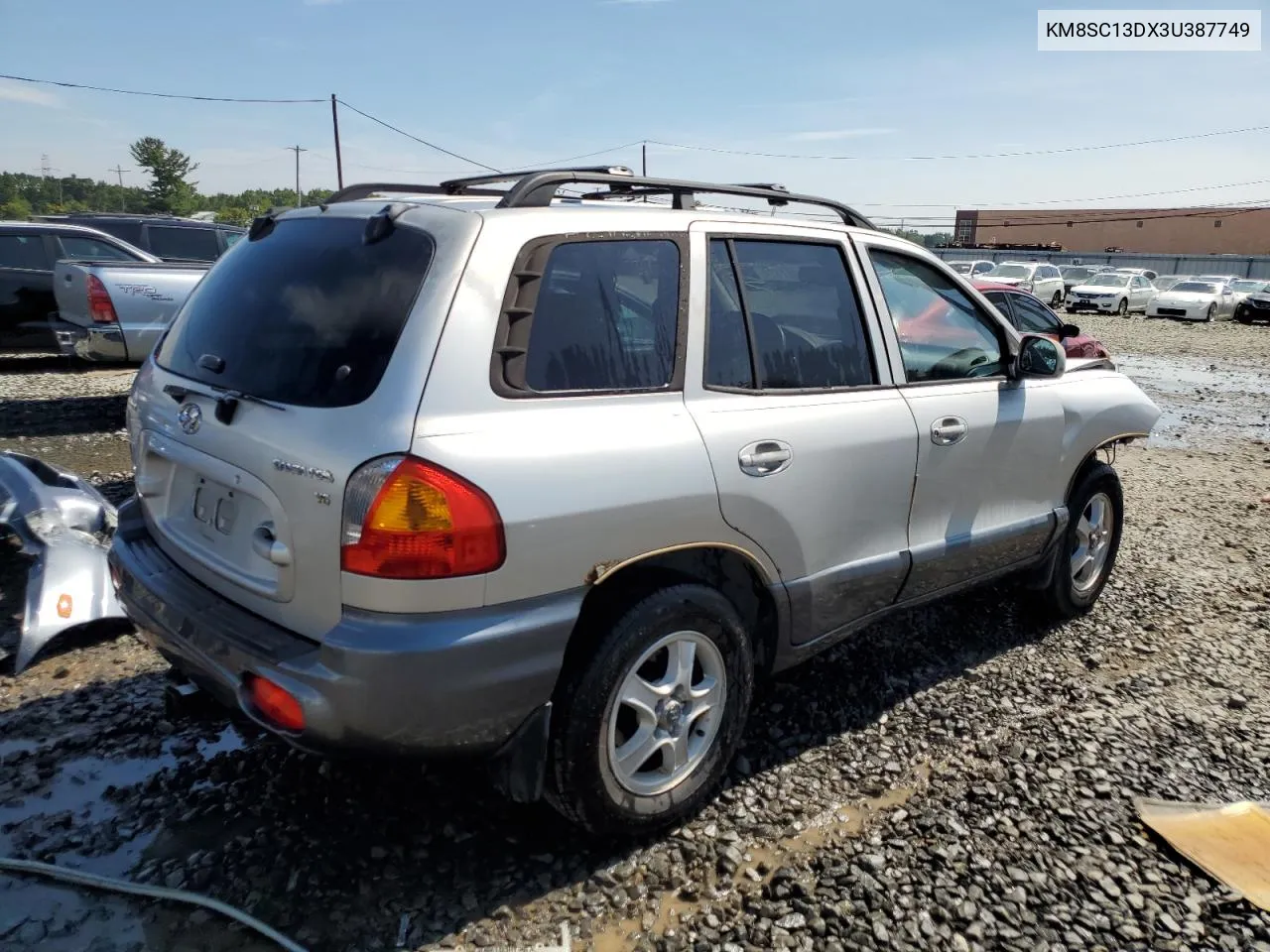 2003 Hyundai Santa Fe Gls VIN: KM8SC13DX3U387749 Lot: 68987474