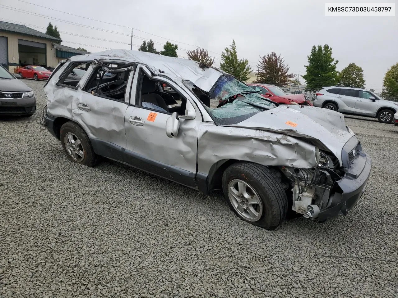 2003 Hyundai Santa Fe Gls VIN: KM8SC73D03U458797 Lot: 69877294