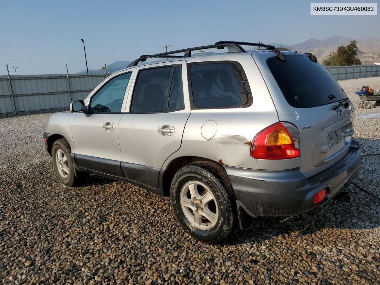 2003 Hyundai Santa Fe Gls VIN: KM8SC73D43U460083 Lot: 70060594