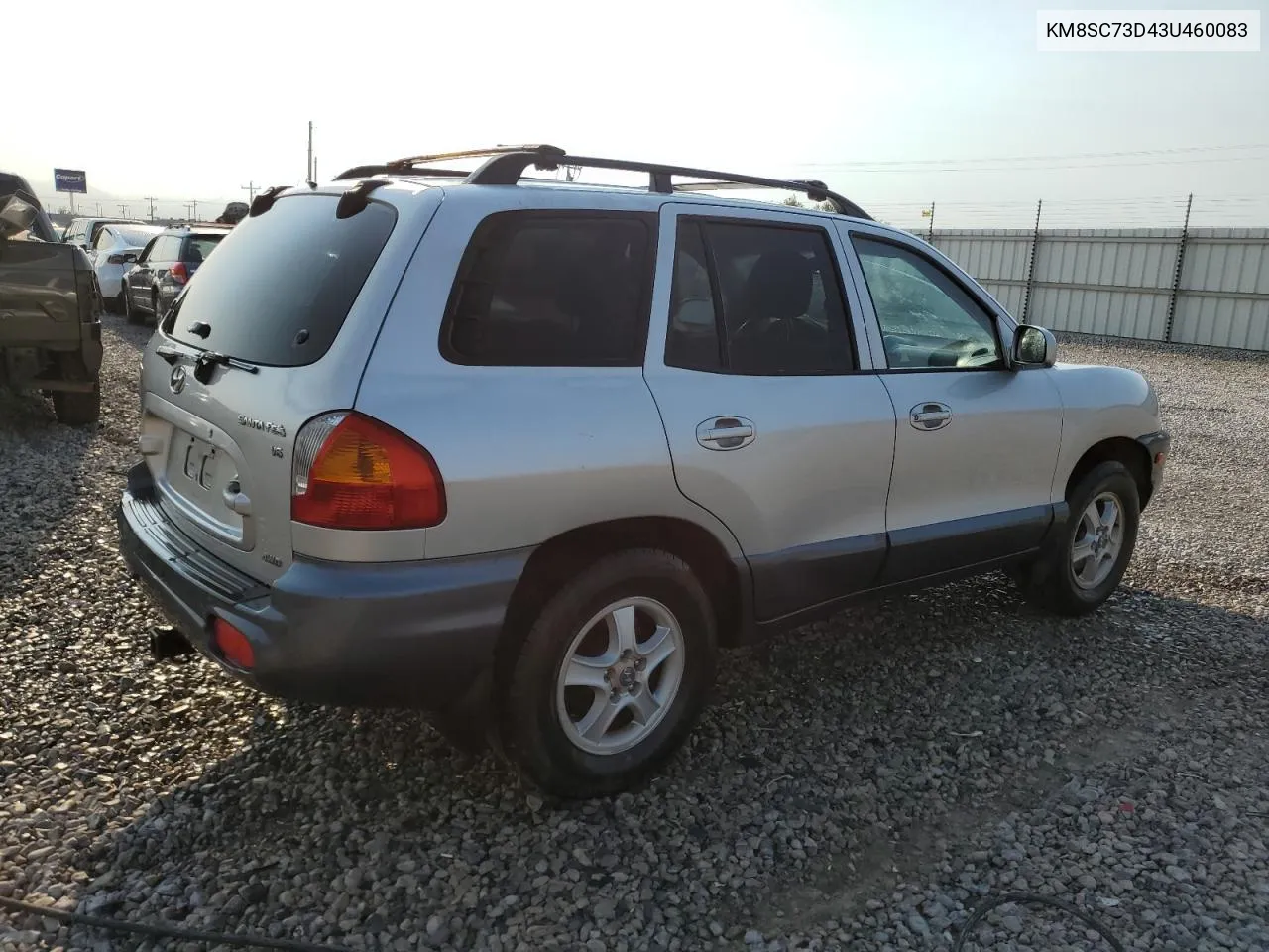 2003 Hyundai Santa Fe Gls VIN: KM8SC73D43U460083 Lot: 70060594