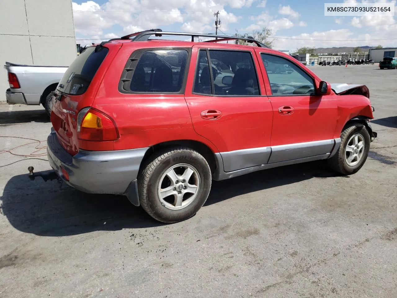 2003 Hyundai Santa Fe Gls VIN: KM8SC73D93U521654 Lot: 70524074