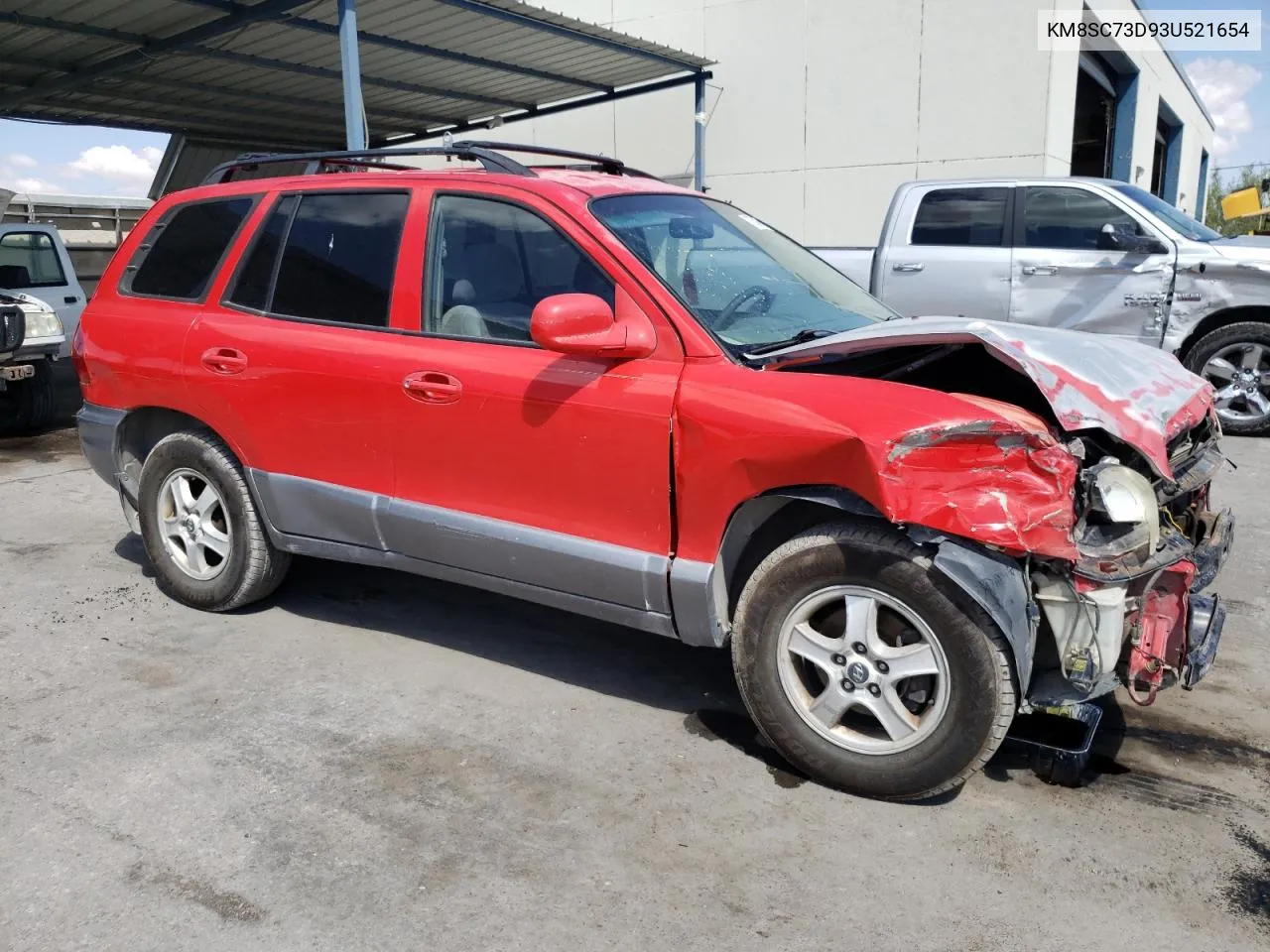 2003 Hyundai Santa Fe Gls VIN: KM8SC73D93U521654 Lot: 70524074