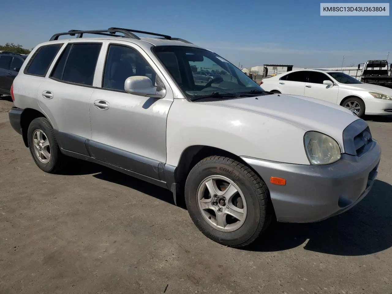 KM8SC13D43U363804 2003 Hyundai Santa Fe Gls