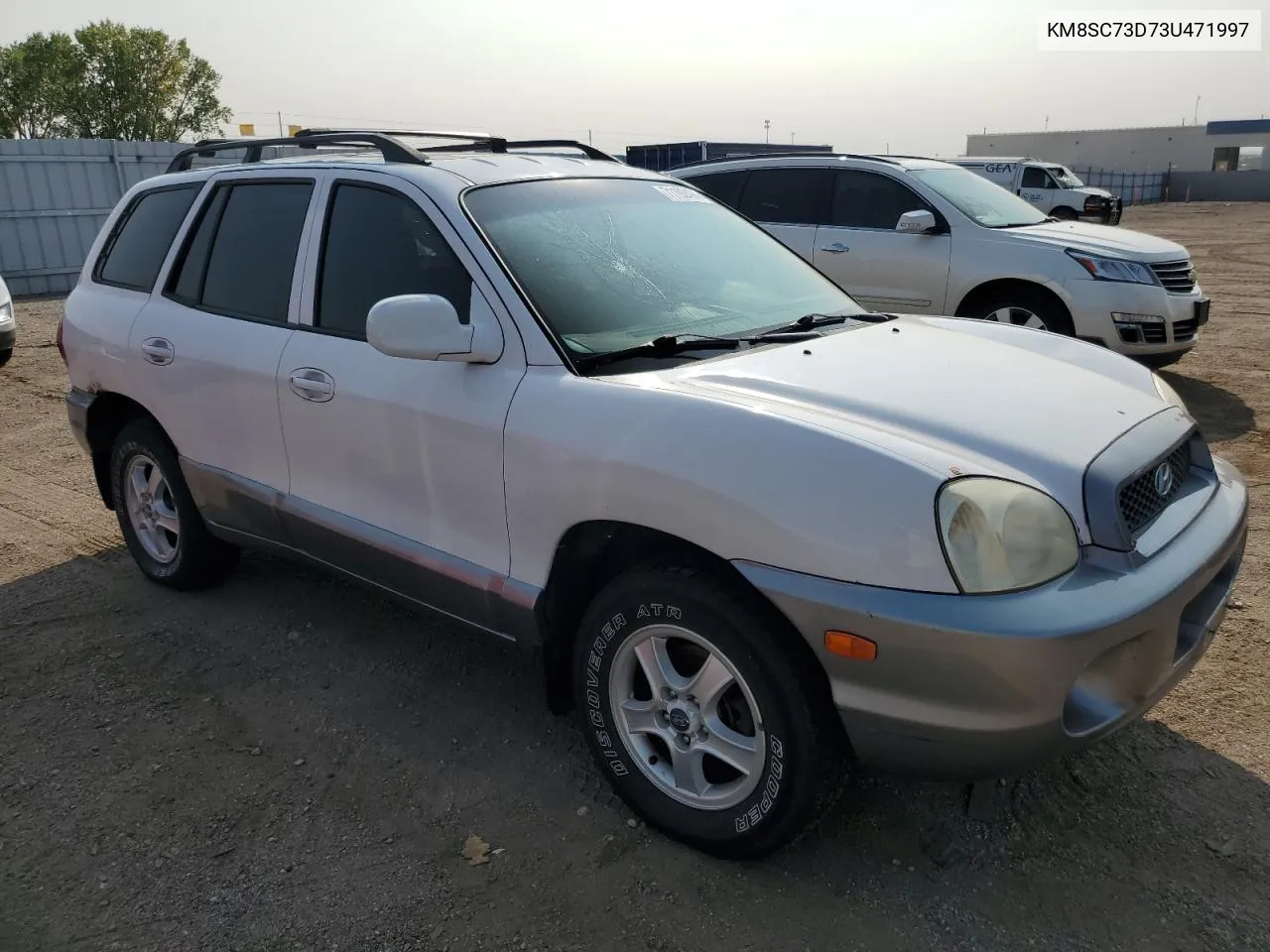 2003 Hyundai Santa Fe Gls VIN: KM8SC73D73U471997 Lot: 71192494