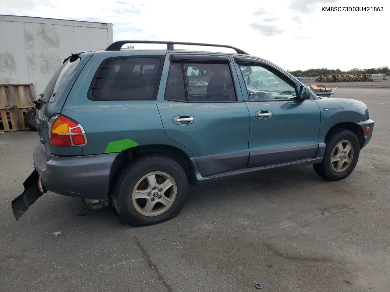 2003 Hyundai Santa Fe Gls VIN: KM8SC73D03U421863 Lot: 71573724