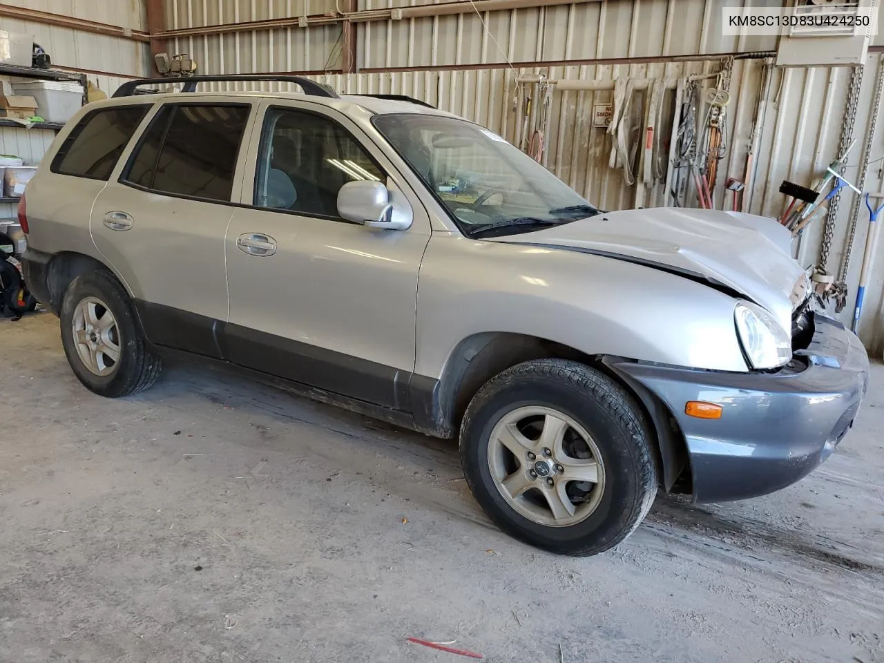 KM8SC13D83U424250 2003 Hyundai Santa Fe Gls