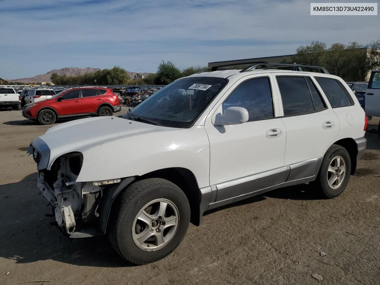 2003 Hyundai Santa Fe Gls VIN: KM8SC13D73U422490 Lot: 75097704