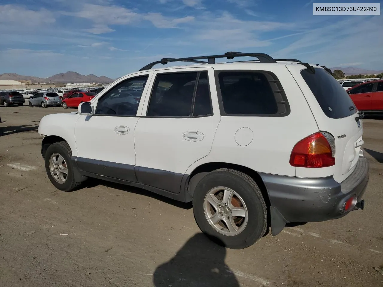 2003 Hyundai Santa Fe Gls VIN: KM8SC13D73U422490 Lot: 75097704