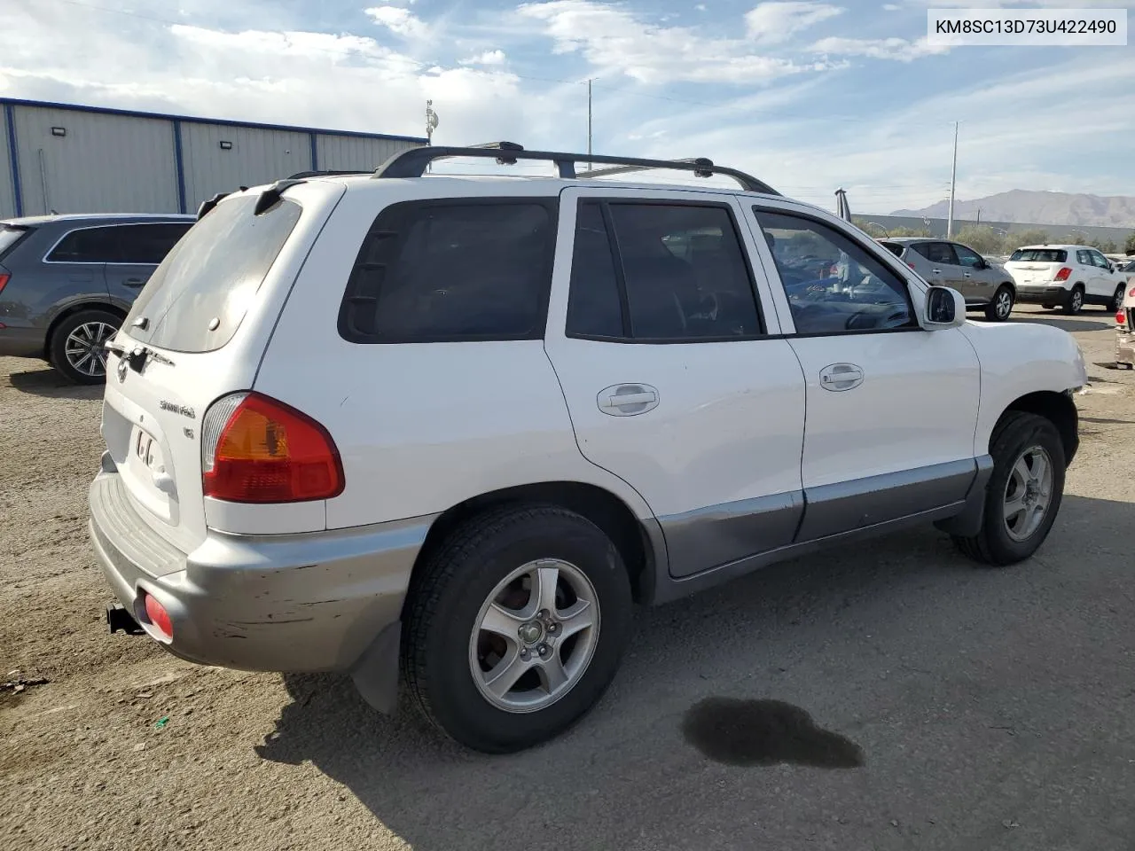 2003 Hyundai Santa Fe Gls VIN: KM8SC13D73U422490 Lot: 75097704