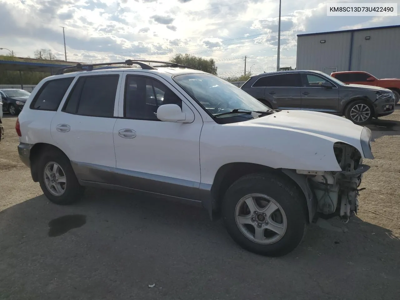 2003 Hyundai Santa Fe Gls VIN: KM8SC13D73U422490 Lot: 75097704