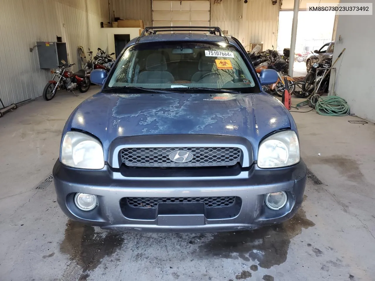 KM8SC73D23U373492 2003 Hyundai Santa Fe Gls