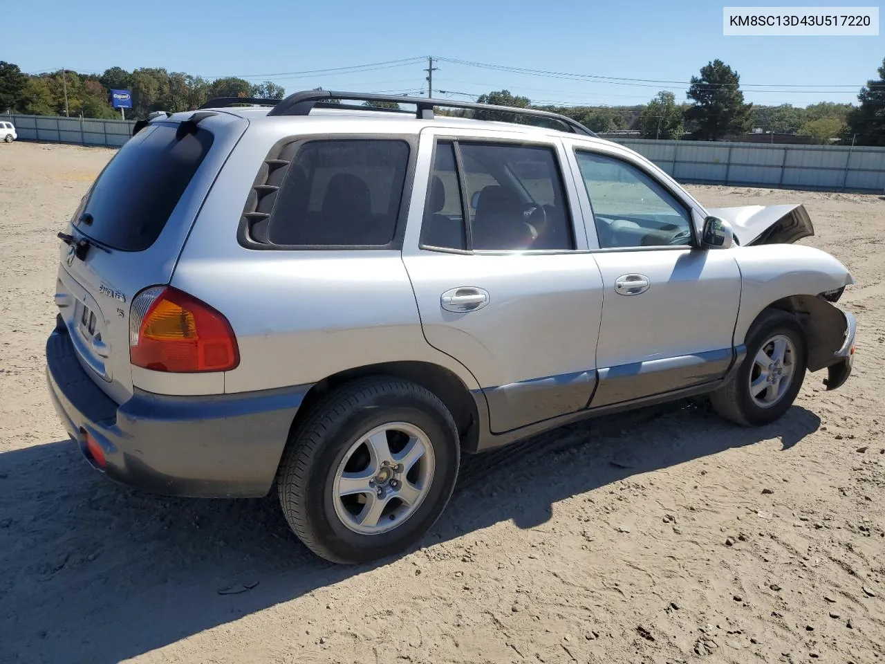 KM8SC13D43U517220 2003 Hyundai Santa Fe Gls