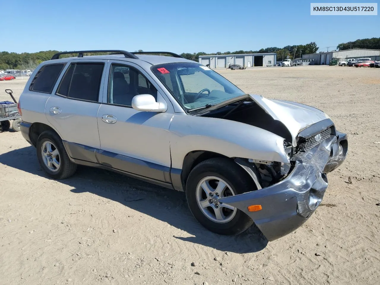 2003 Hyundai Santa Fe Gls VIN: KM8SC13D43U517220 Lot: 76797714