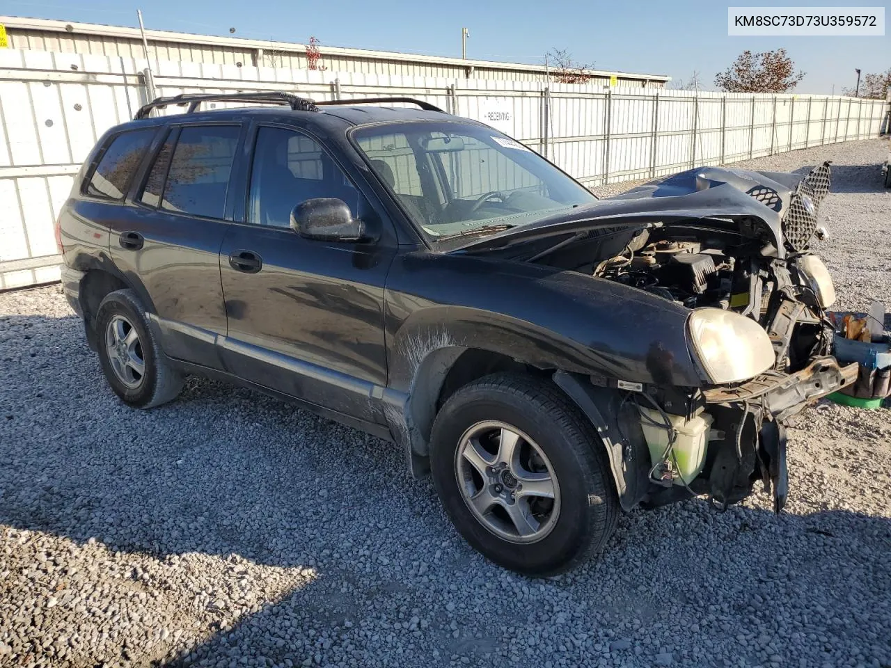 2003 Hyundai Santa Fe Gls VIN: KM8SC73D73U359572 Lot: 77444224